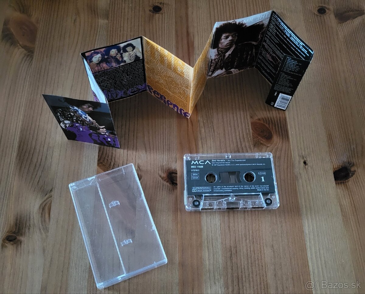 Originál Jimi Hendrix Kazeta - Are You Experienced - 2