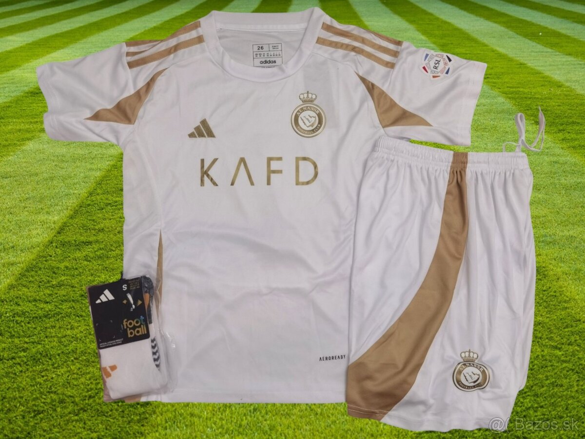 Ronaldo biely detský dres Al-Nassr 135-145 - 2