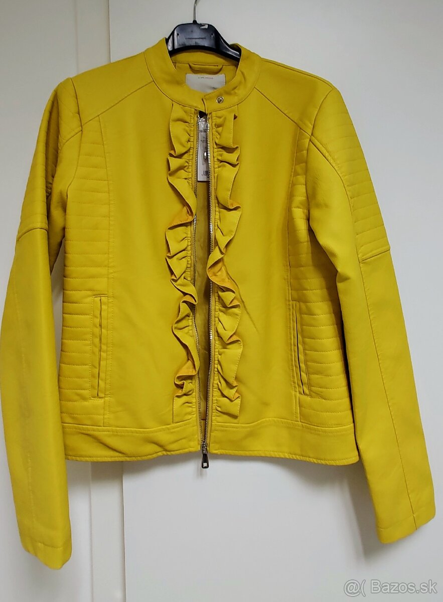 Dievčenská koženková bunda 146/152 - 2