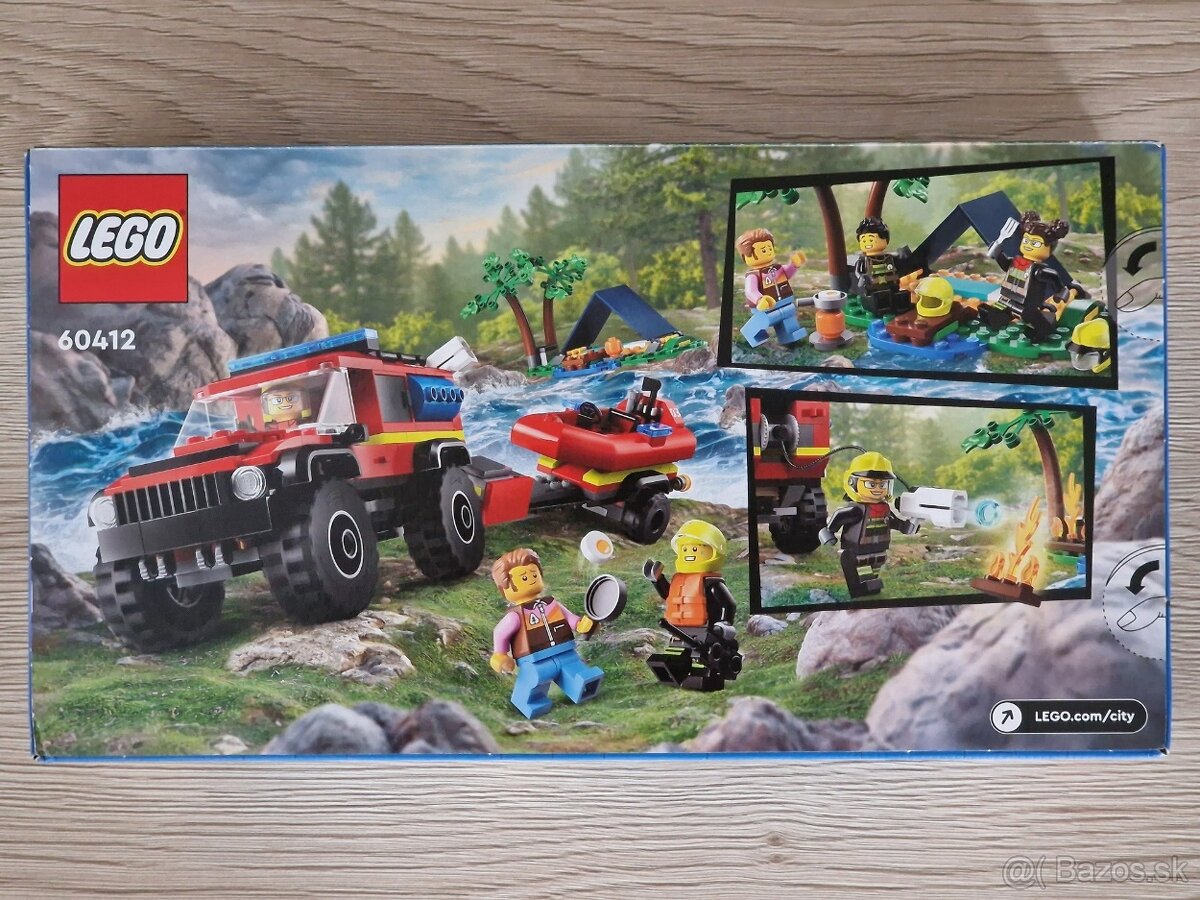 60412 Hasičské auto 4x4 a záchranný čln - 2