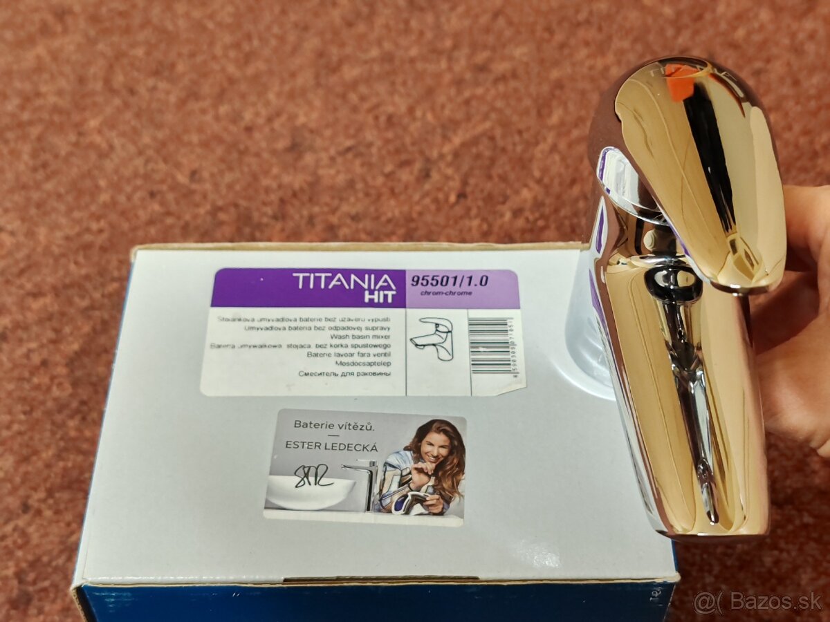 predám nepoužívanú umyvadlovú batériu Novaservis Titania Hit - 2
