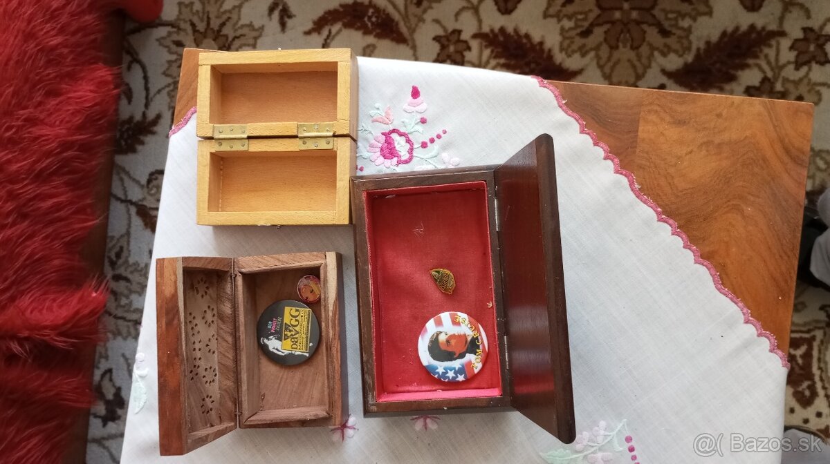 Zberateľské drevedne krabičky. Kód - 2