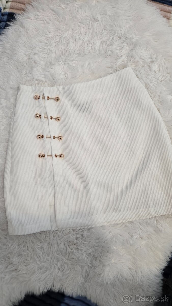 Biela minisukňa - 2