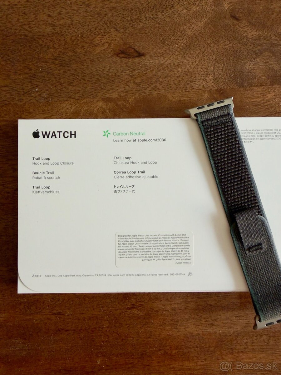 Apple Watch Ultra remienok Trail Loop Blue/Black - 2