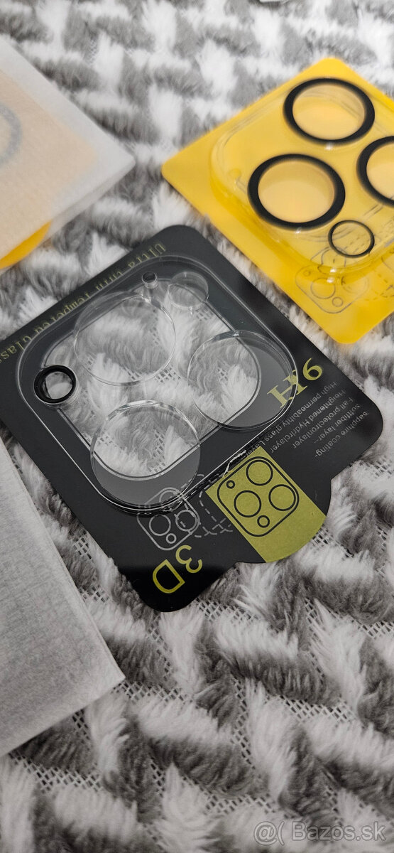 Iphone 15 PRO - sklo + obaly + kryty na fotaky - 2