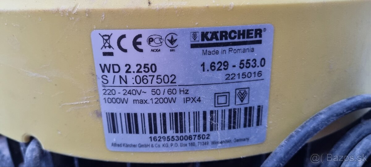 Vysávač Karcher WD 2.250 - 2