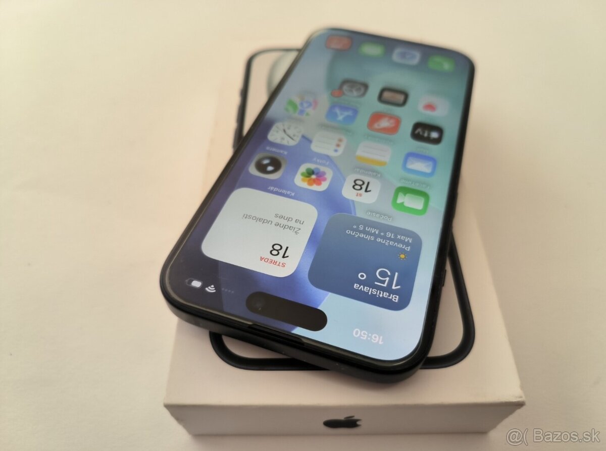 apple iphone 15 Plus 256gb Midnight / Batéria 100% - 2