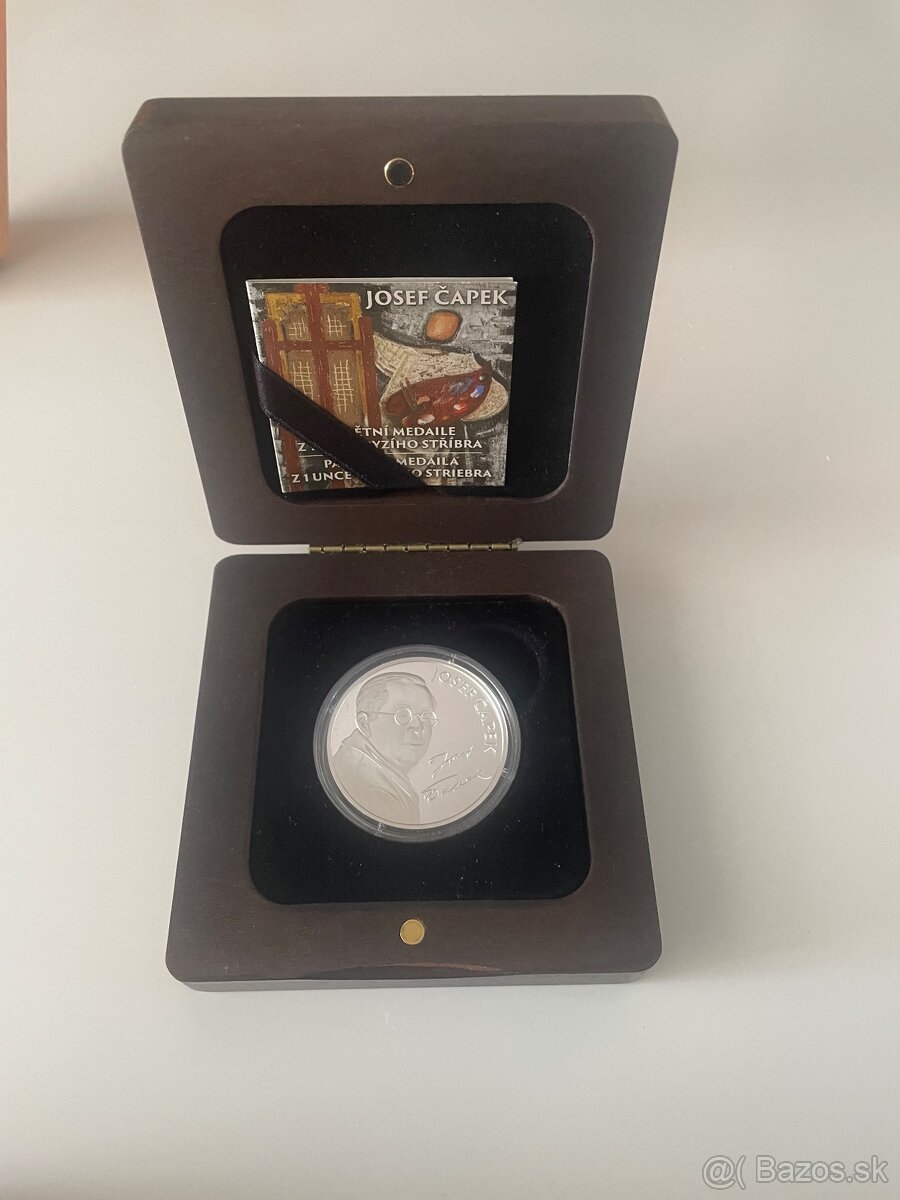 Vymením striebornú mincu Jozef Čapek - 2