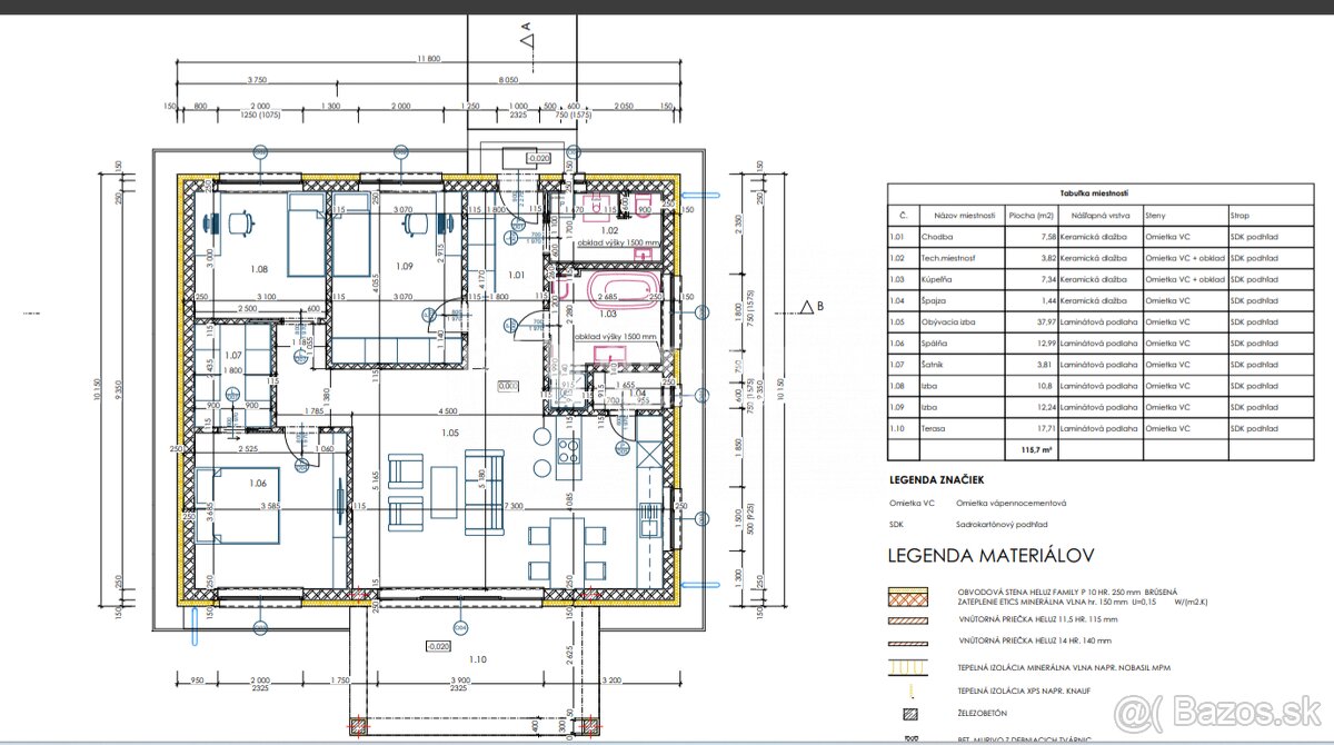 NOVINKA Ponúkam na predaj 4 izbovú NOVOSTAVBU v obci ANDOVCE - 2