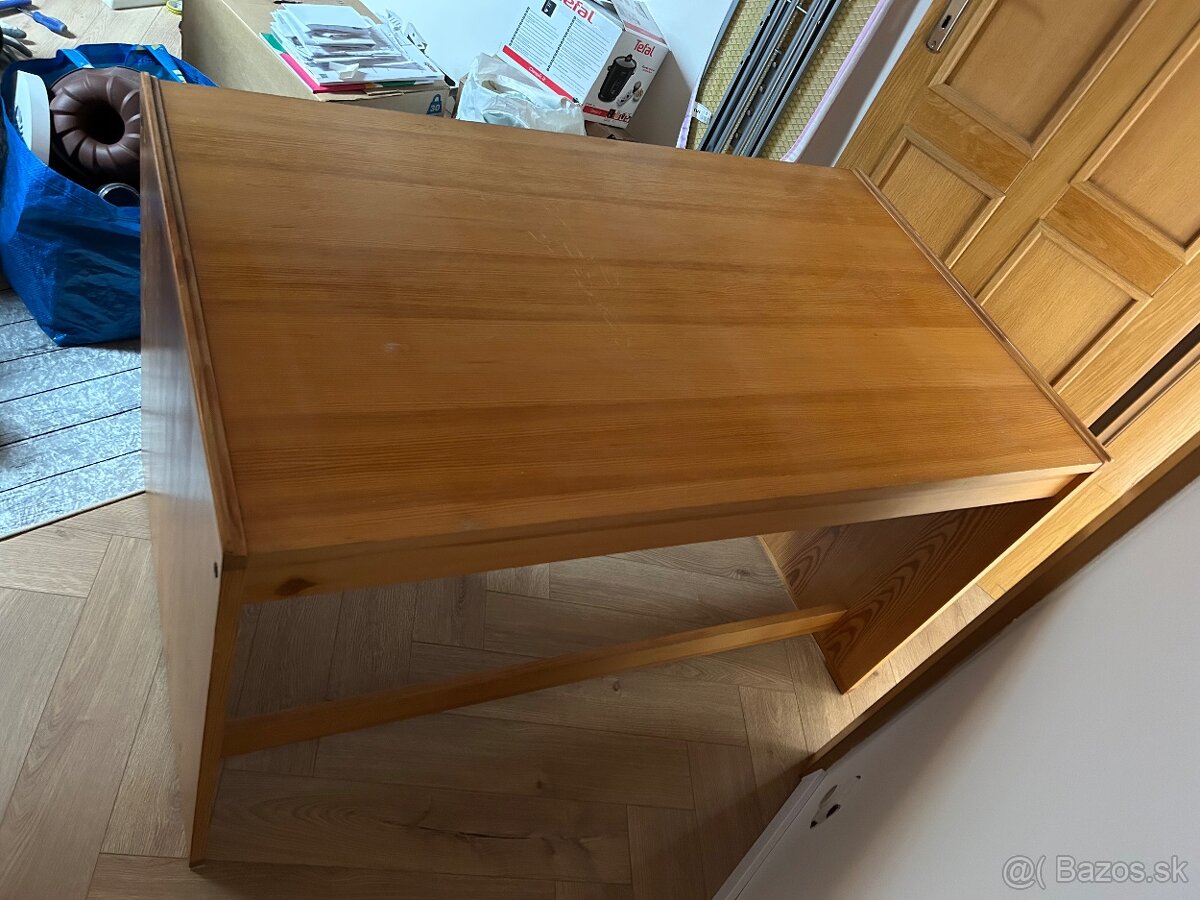 Pracovný drevený stôl - 2