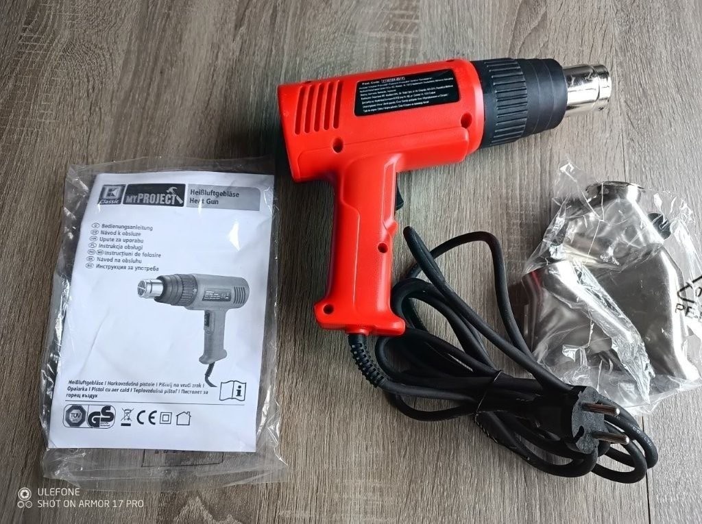 myProject - Teplovzdušná pištol 2000W - 2