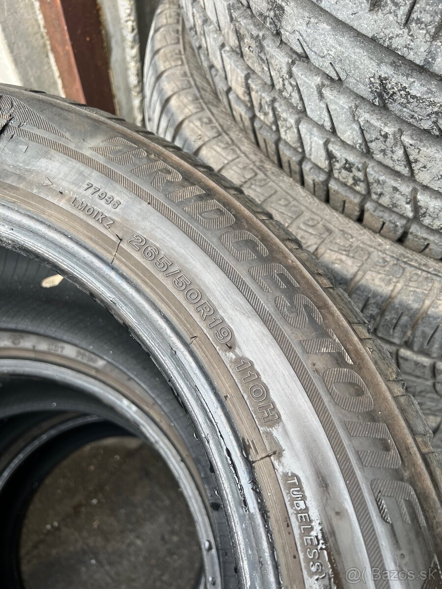 265/50 r19 zimna sada Bridgestone - 2
