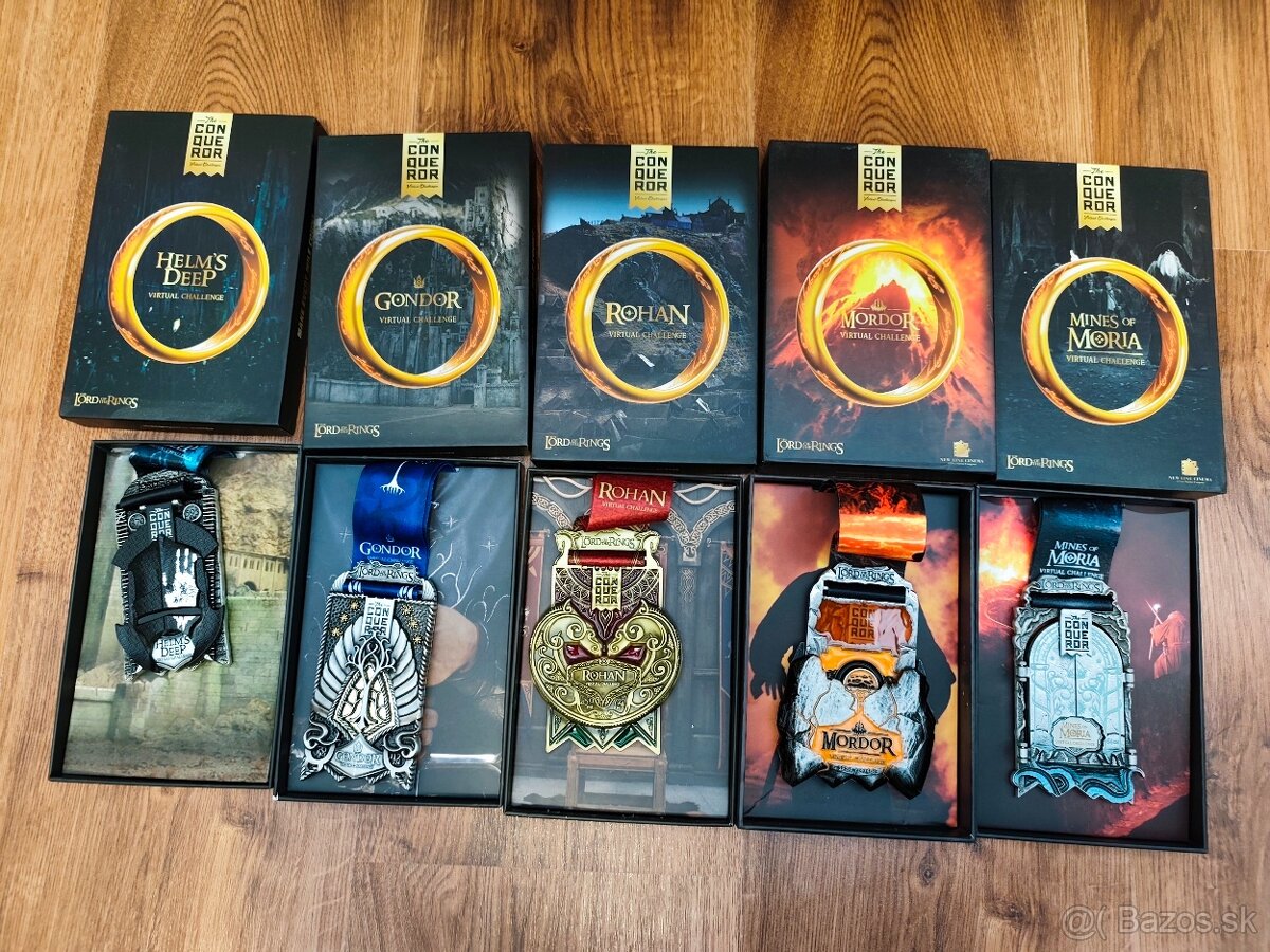 Limitovaná edícia medailí Pán Prsteňov - Virtuálna výzva - 2