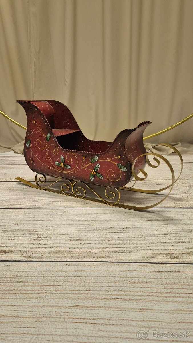 Vianočné plechové sane - 2