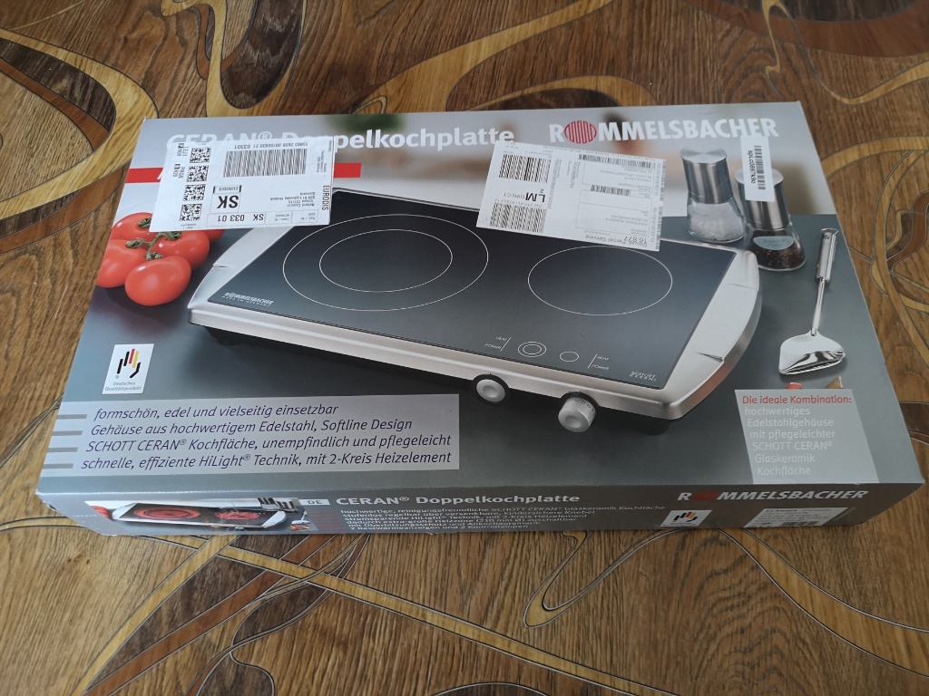 Elektrická dvojplatnička Rommelsbacher CT 3400/E - 2