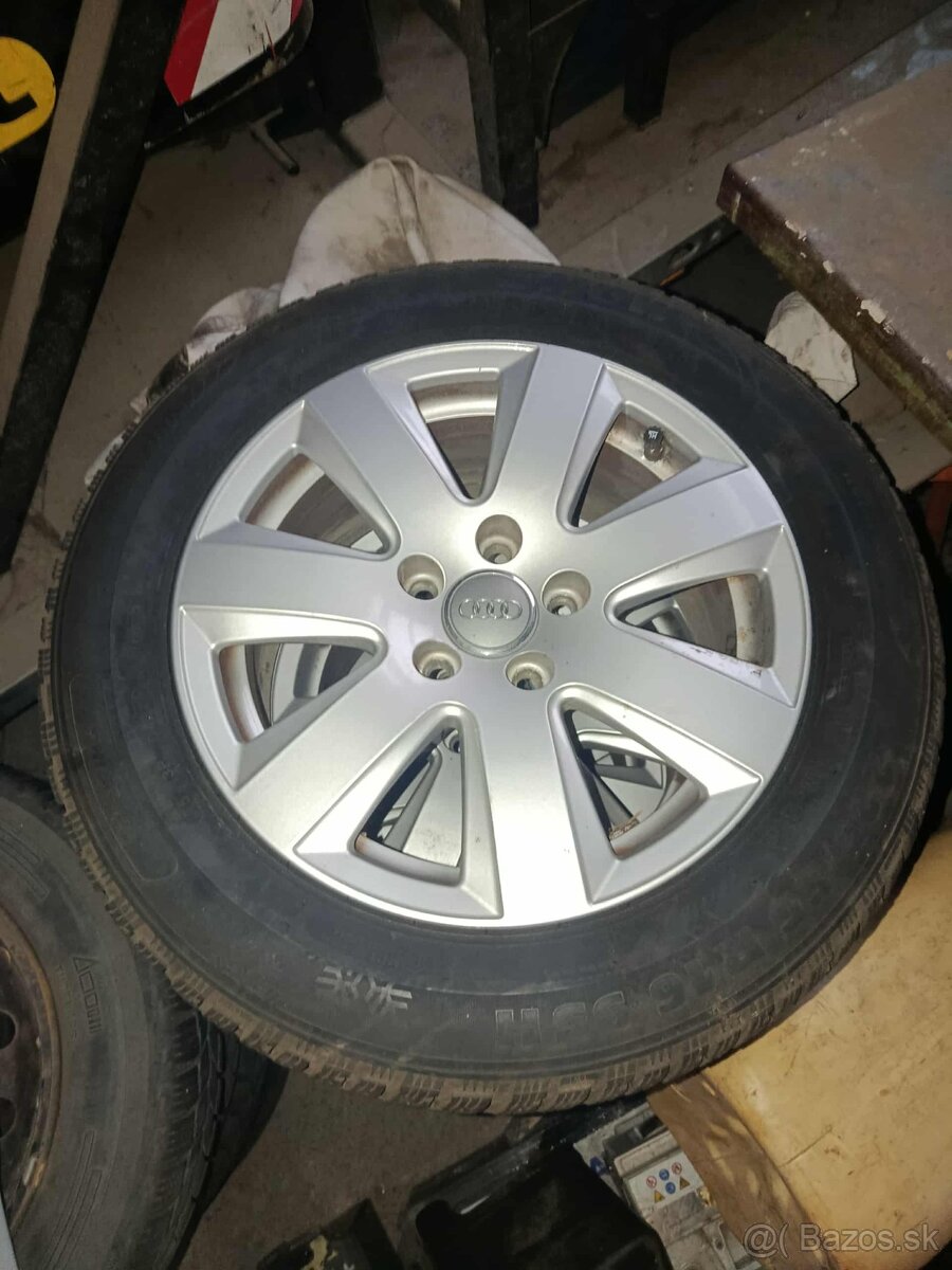 Predám zimné pneu.na diskoch Audi R16 - 2