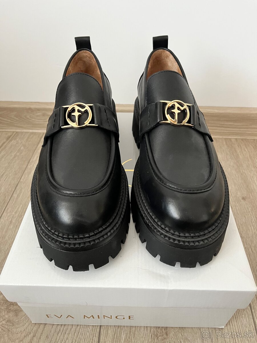 Kožené lordsy Eva Minge, veľkosť 40 - 2