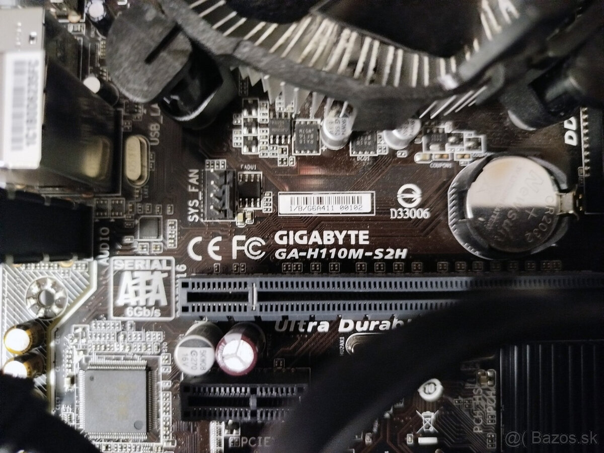 doska Gigabyte H110M-S2H + Intel Pentium G4400 LGA1151 - 2