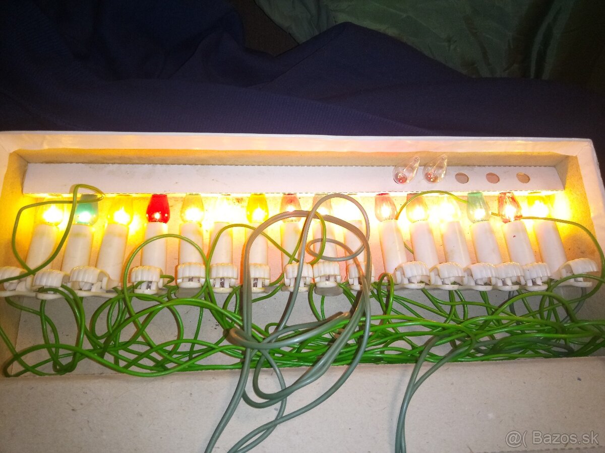 Retro vianocne osvetlenie zlatokov typ 4 - 2