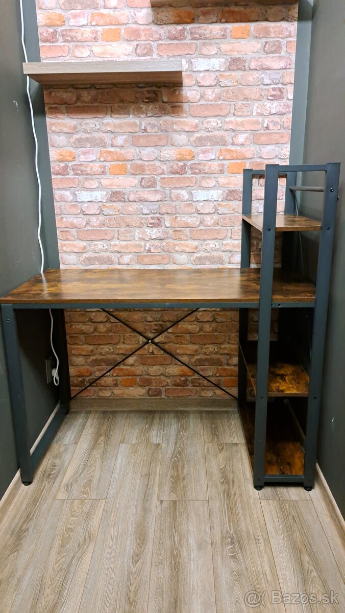 Písací stôl s policami - 2