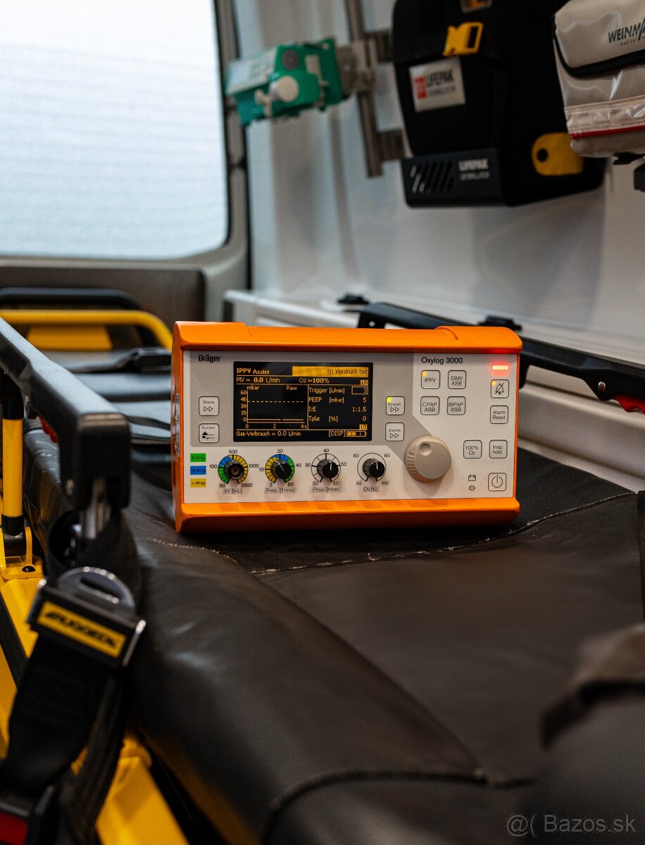 Plicní ventilátor Dräger Oxylog 3000 - 2