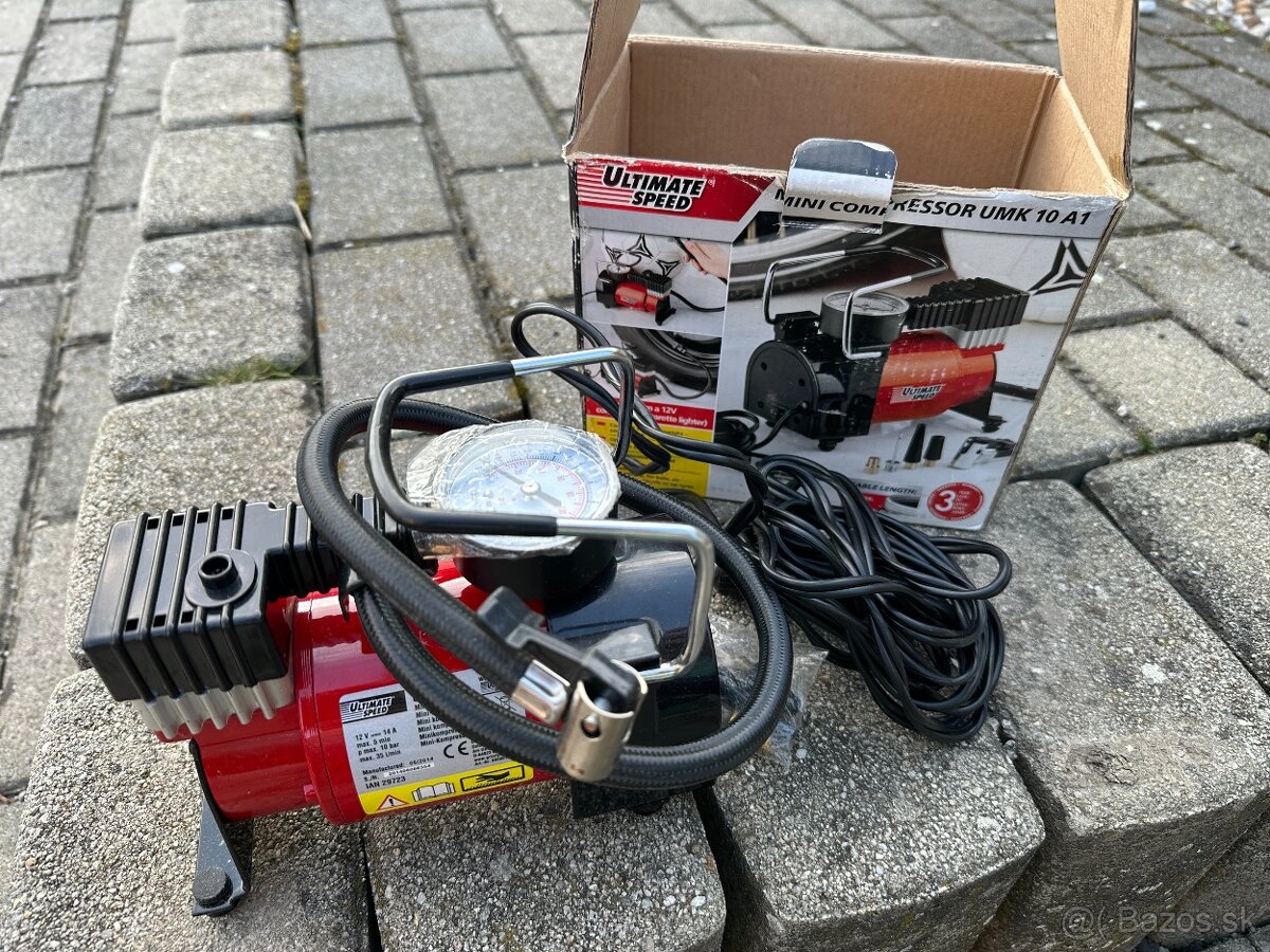 Kompaktný mini kompresor do auta 12V - 2