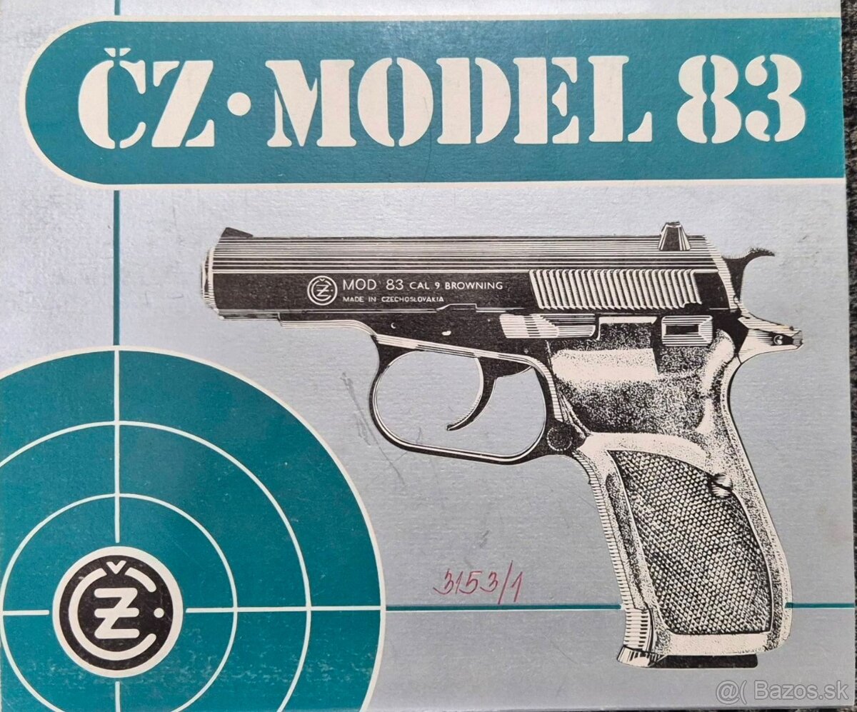 CZ 83, kal. 9mm Browning - 2