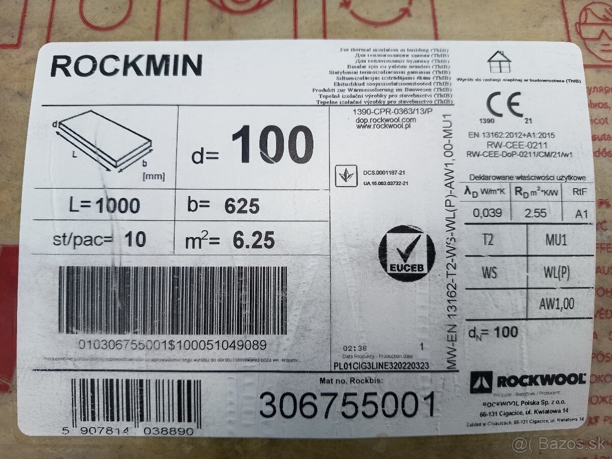 Minerálna vata Rockwool - 2