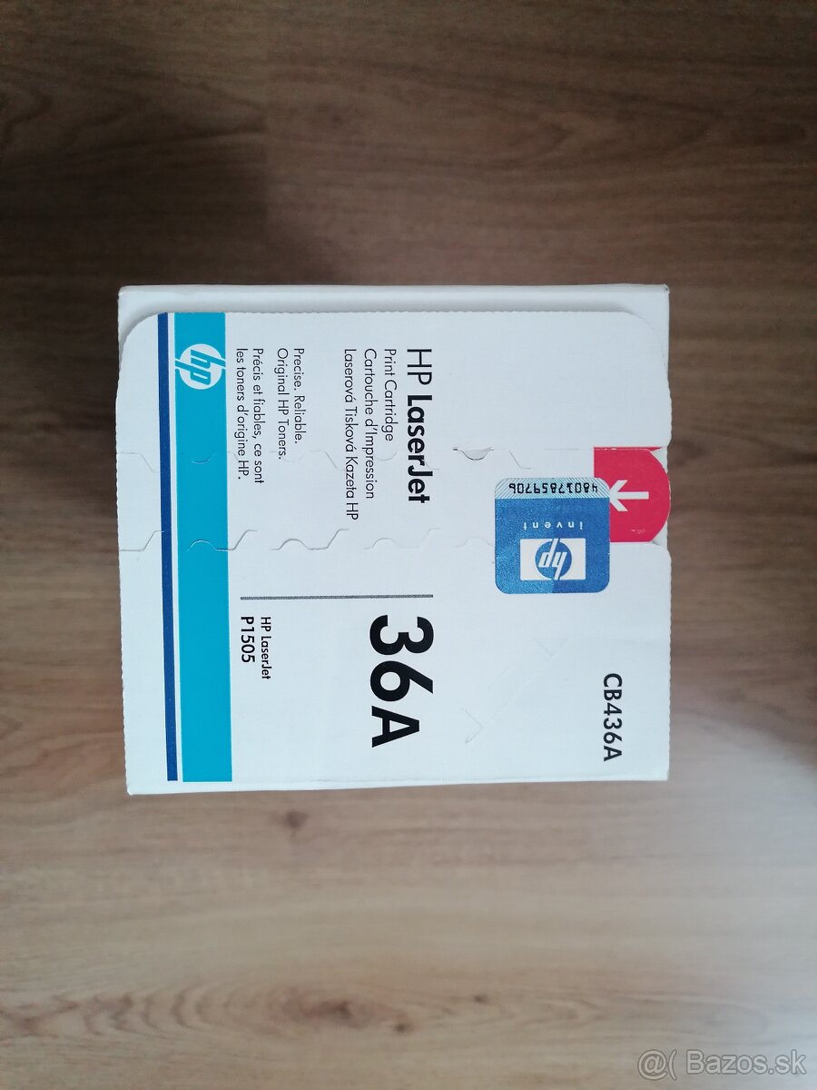 Original toner HP CB436A 36A čierny - 2