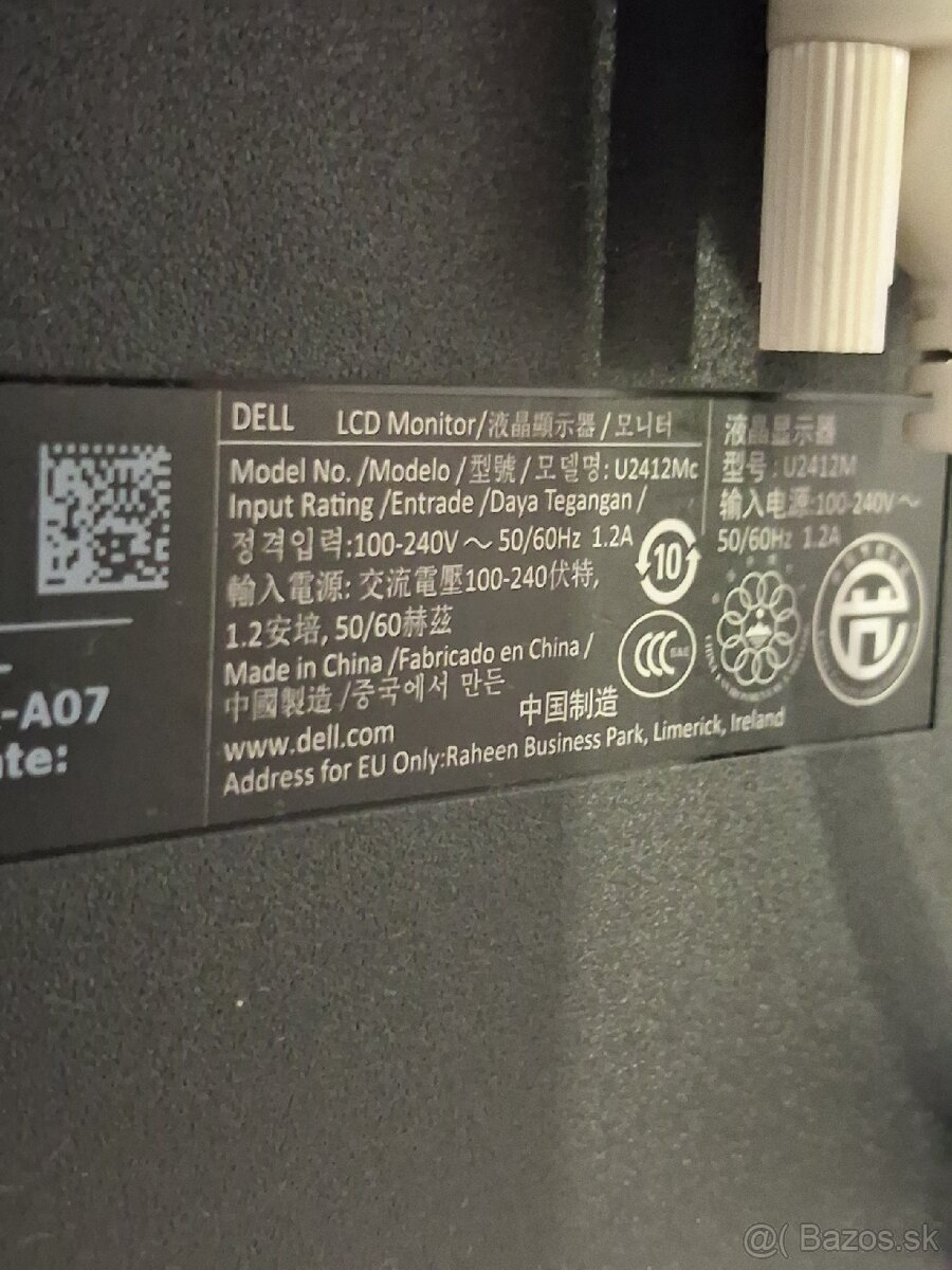 Monitor ips dell U2412mc - 2