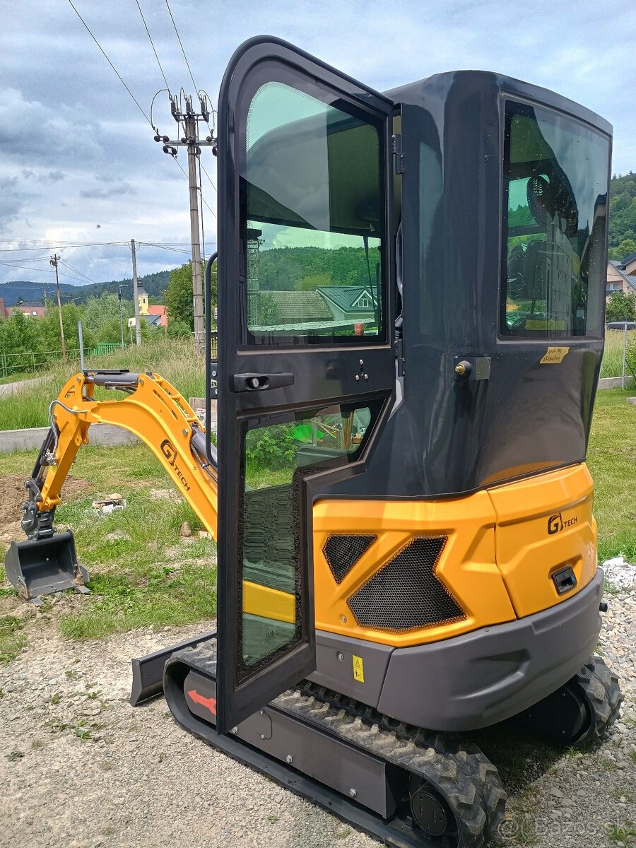 Minibaget 1.8 t motor KUBOTA - 2