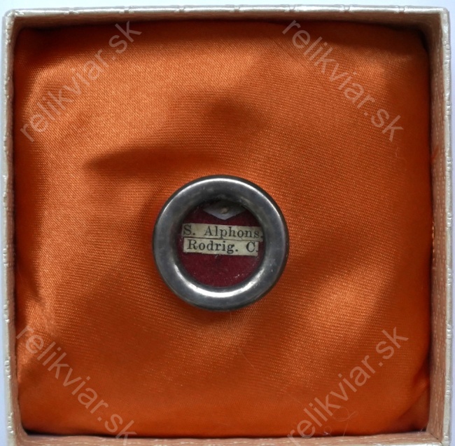 Relikviár z 20. storočia s relikviou Svätý Alfonz Rodríguez - 2