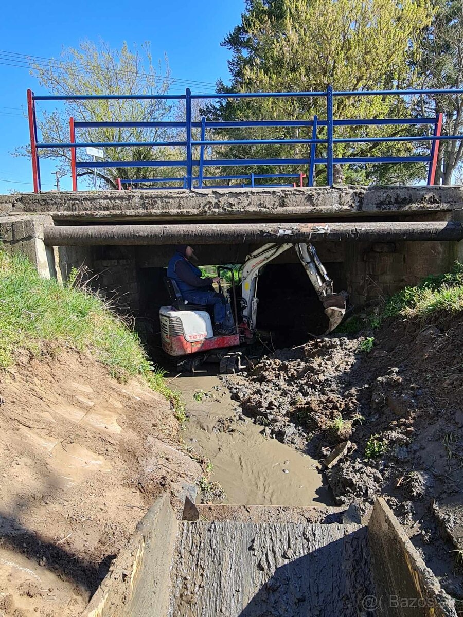 Výkopové a zemné práce minibagromDoprava - 2