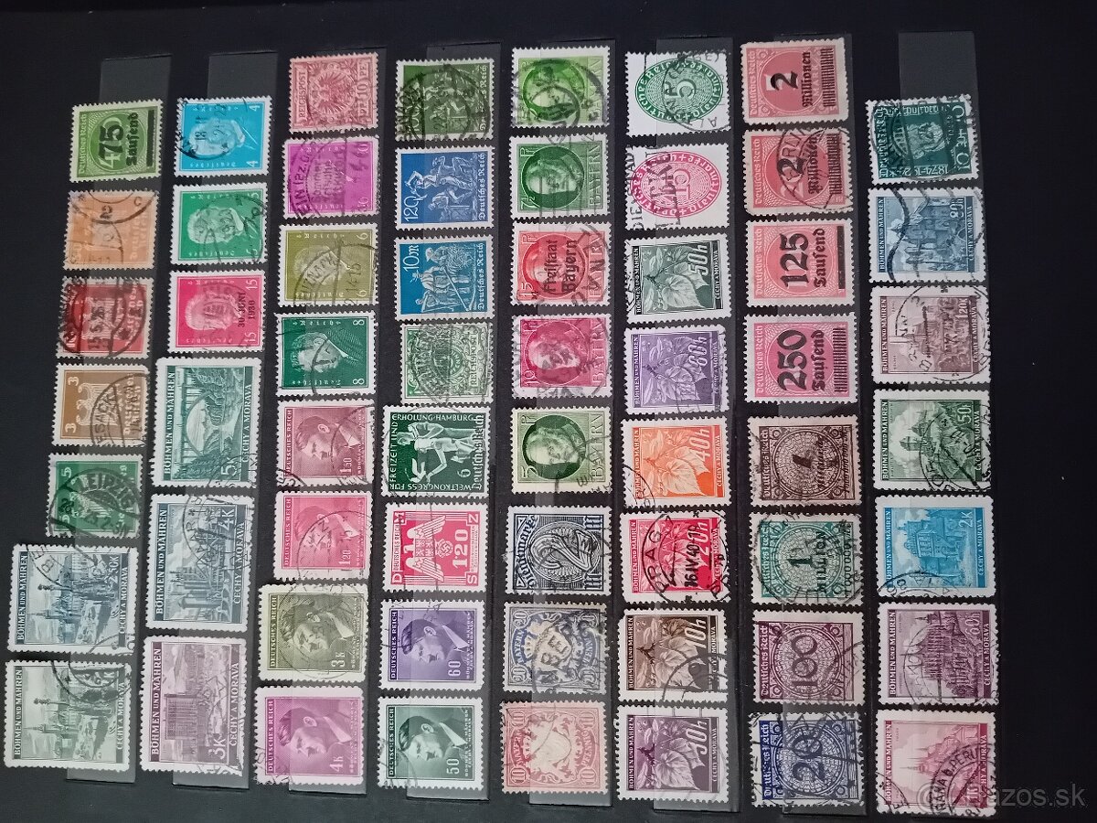 Známky Deutsches reich a protektorat - 2