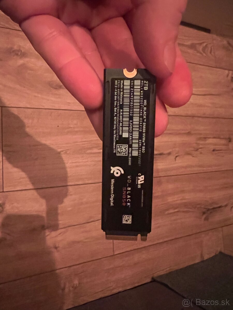 WD Black SN850 2TB NVMe M.2 - 2