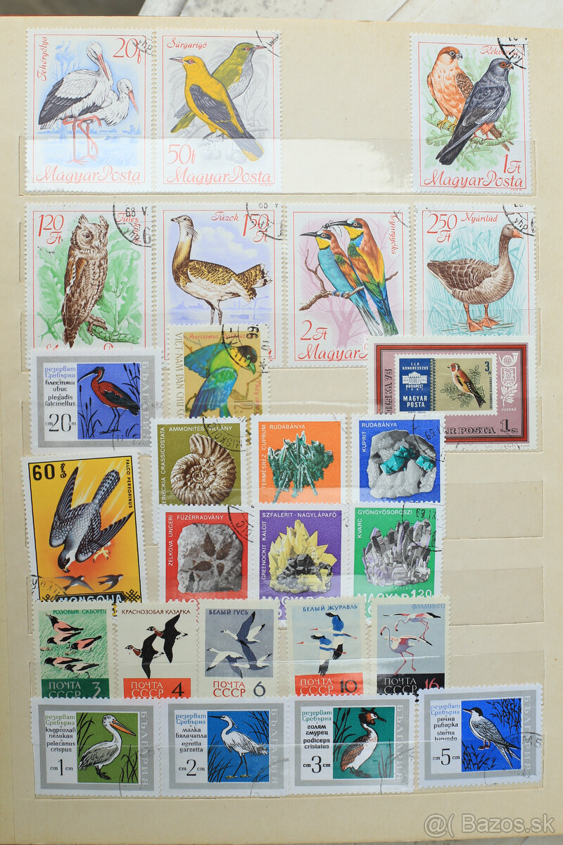 Známky 14 albumov - 2