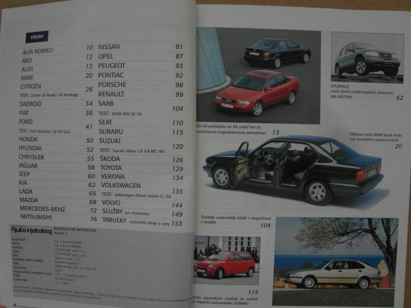 Predám Auto Katalóg 95 - 2