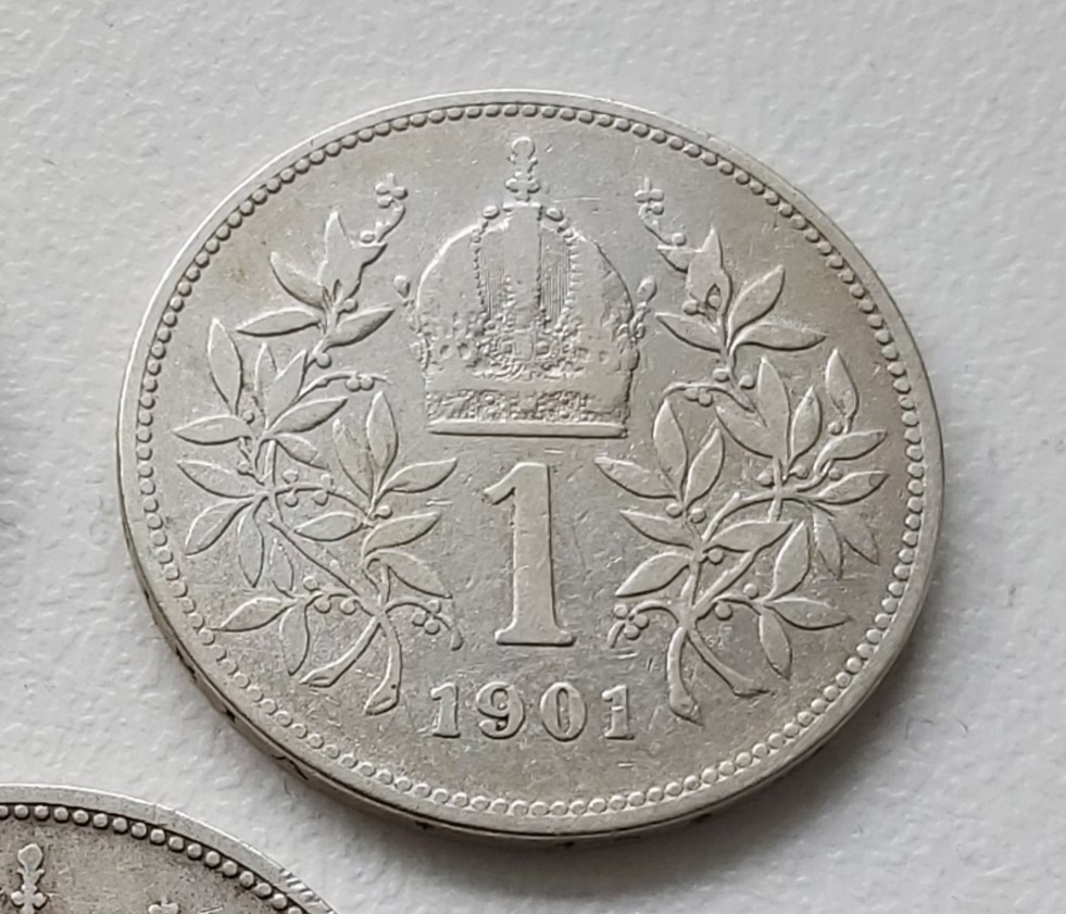 Minca 1 corona 1901 Rakúsko Uhorsko - 2