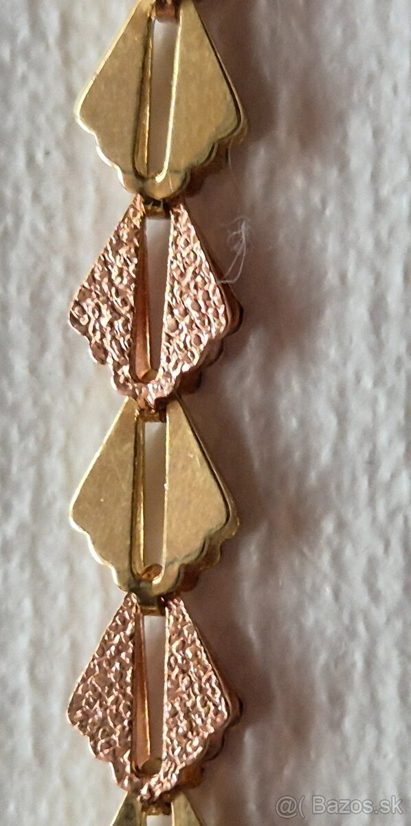 Zlata retiazka a naramok 585 - 2