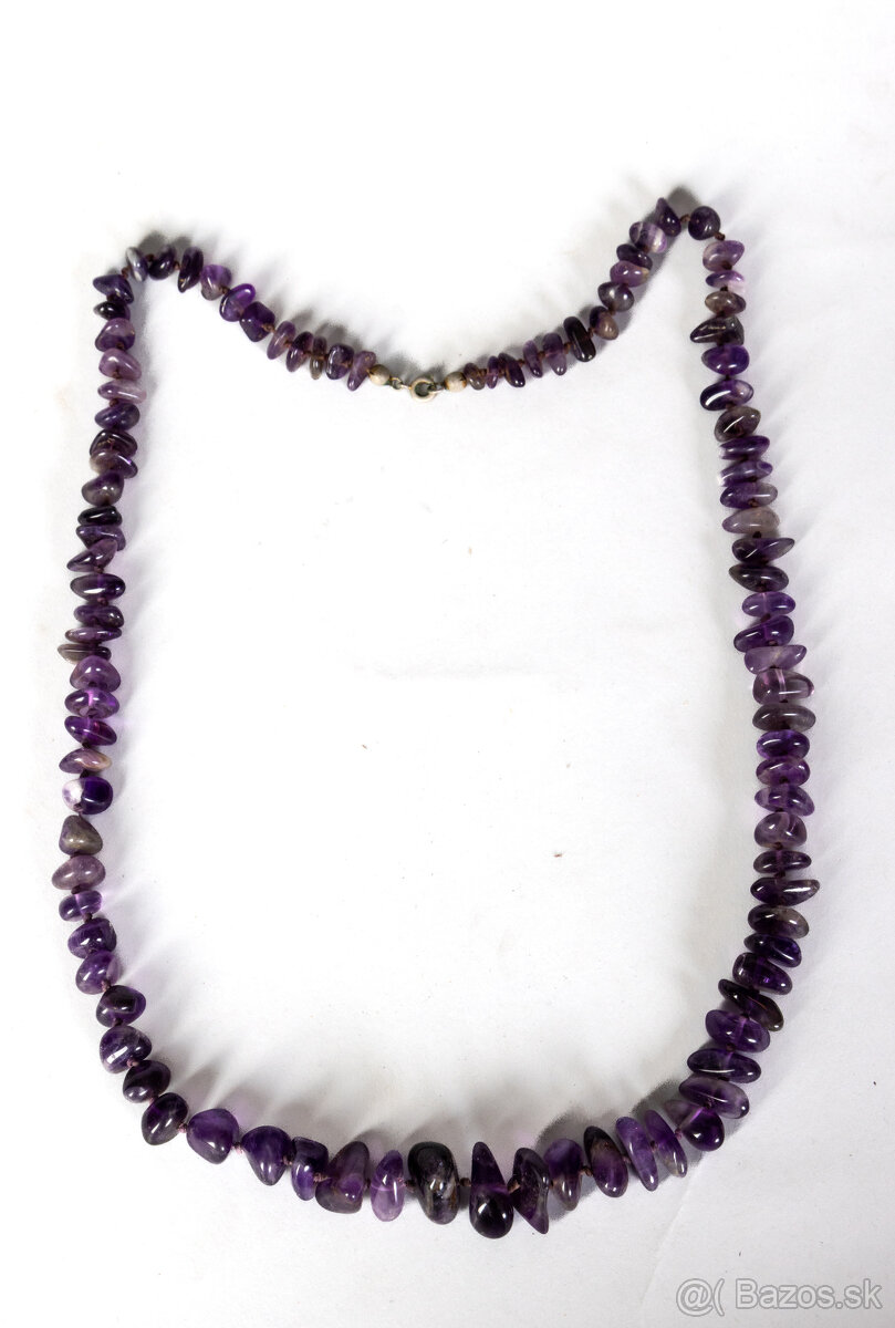 Starožitný ametystový náhrdelník - 2