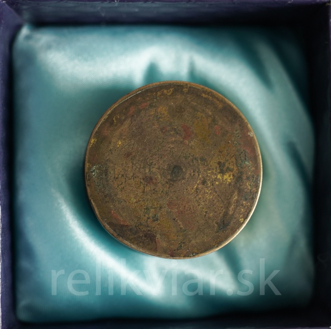 Relikviár z 20. storočia s relikviou Svätý Ján Berchmans - 2