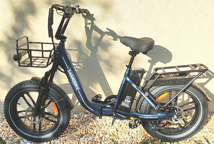 Elektrický skladací e-bicykel FATBIKE 500W motor 36V - 2