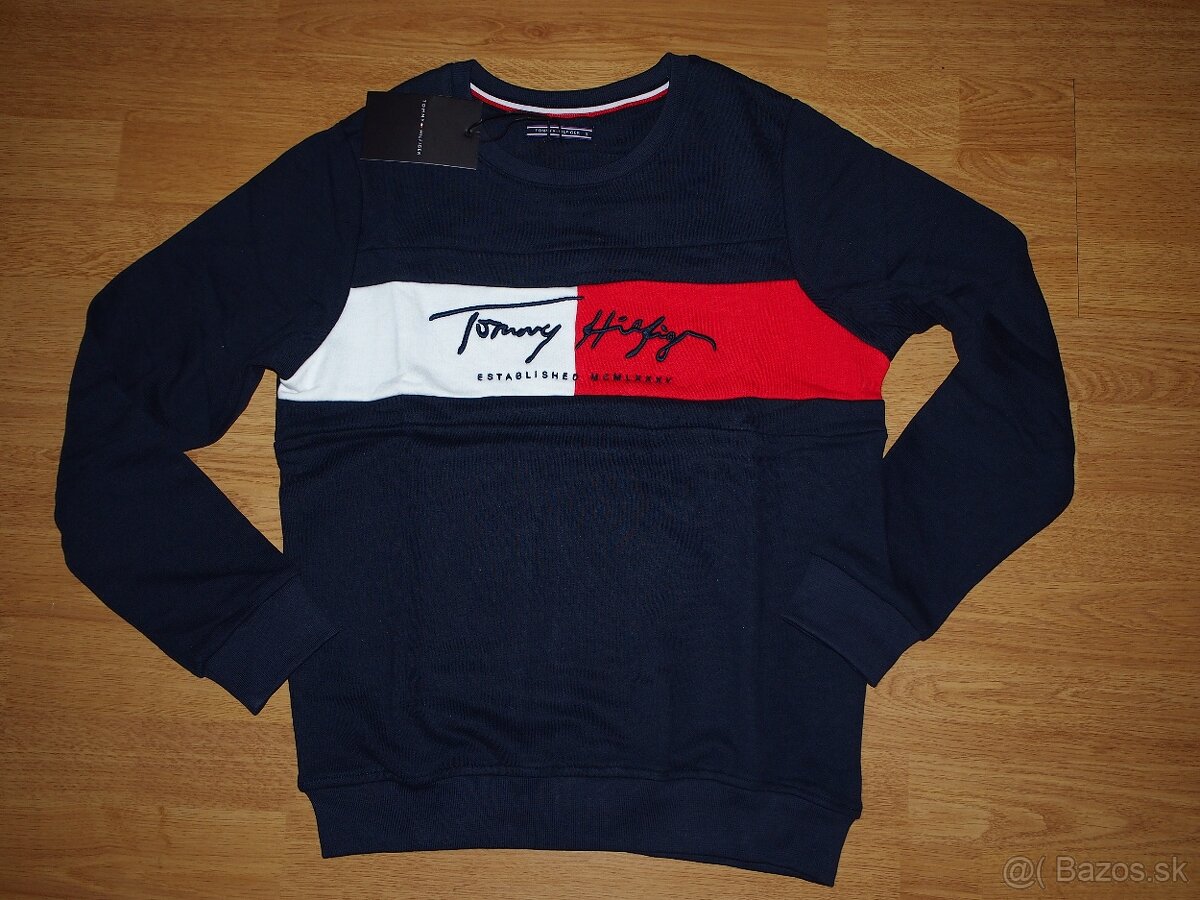Tommy Hilfiger dámska tmavomodrá mikina II - 2