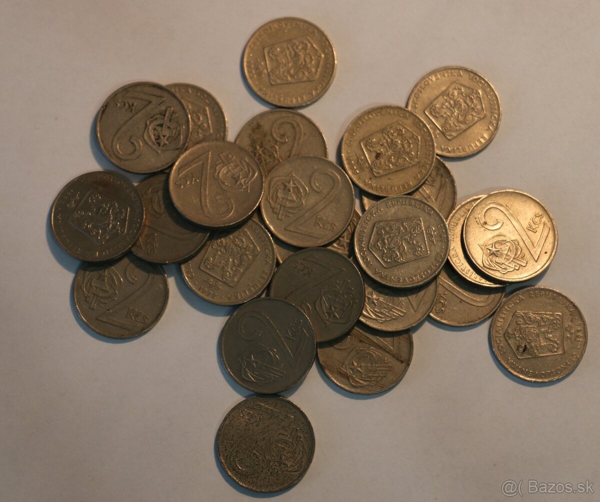 Mince - 1 Kčs (34 ks) - 2