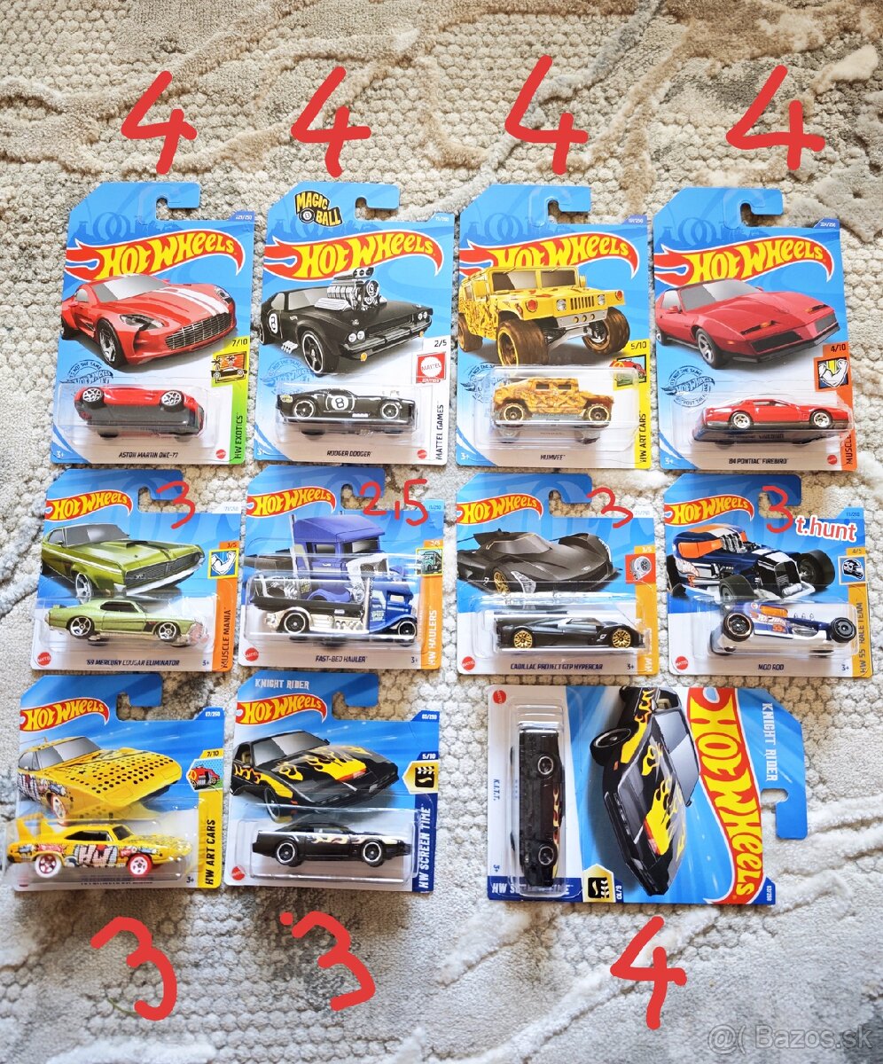 Hotwheels americké autá - 2