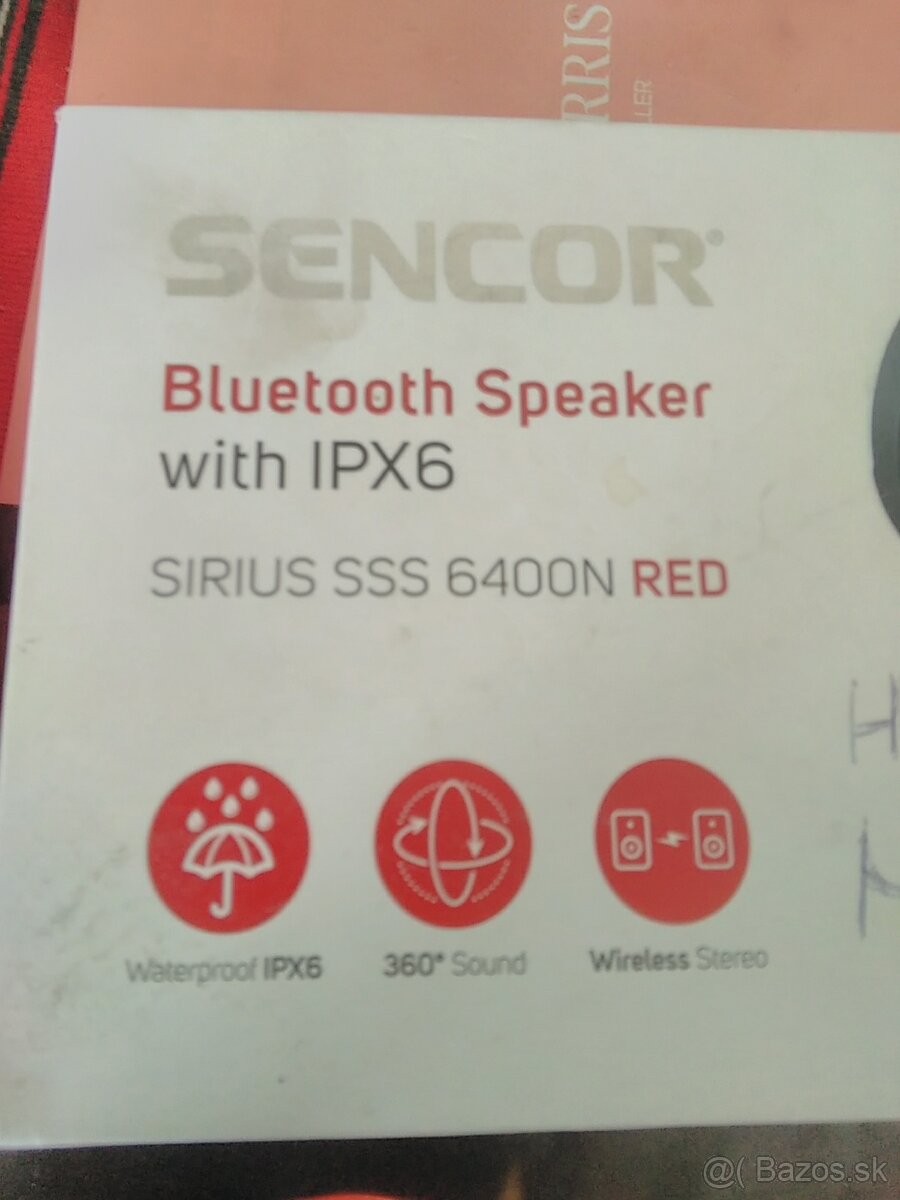 Bluetooth Reproduktor Sencor sirius red - 2