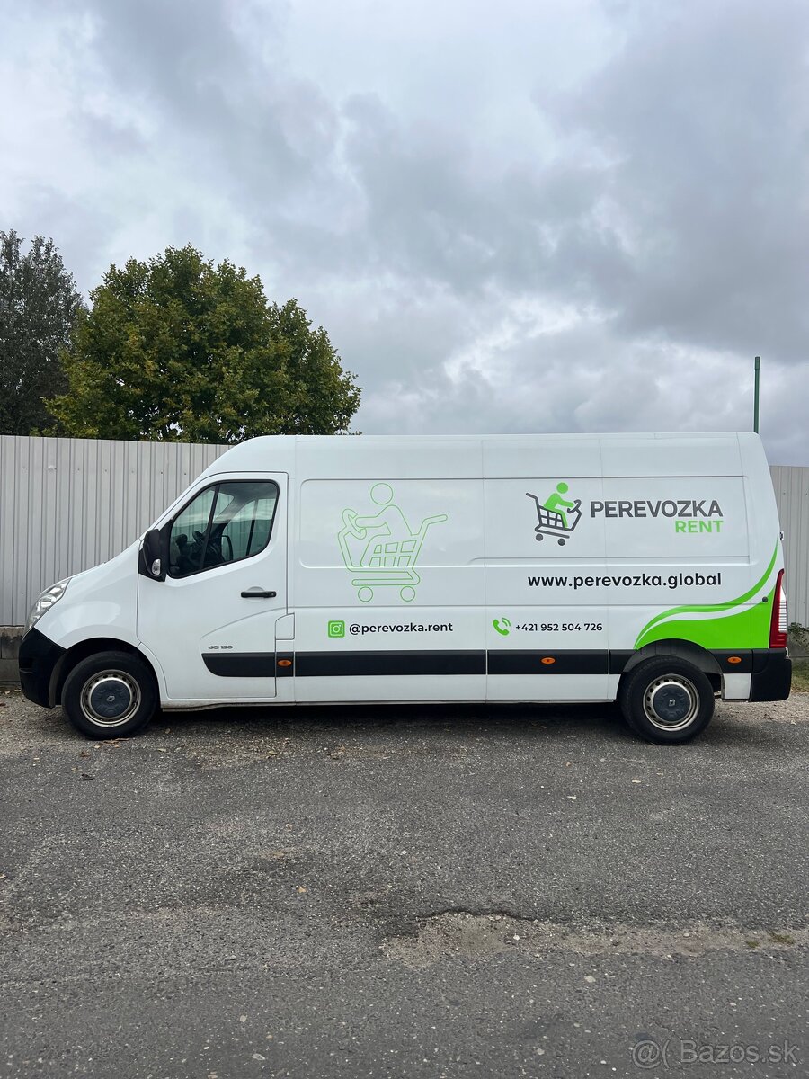 Prenájom dodávky Renault Master L3H2 - 2