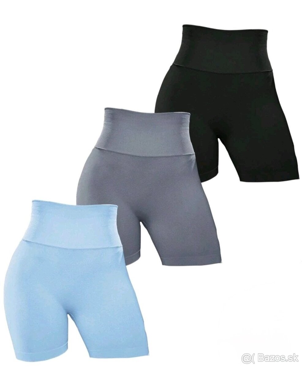 3-balenie bikershorts s riasením na zadku - 2