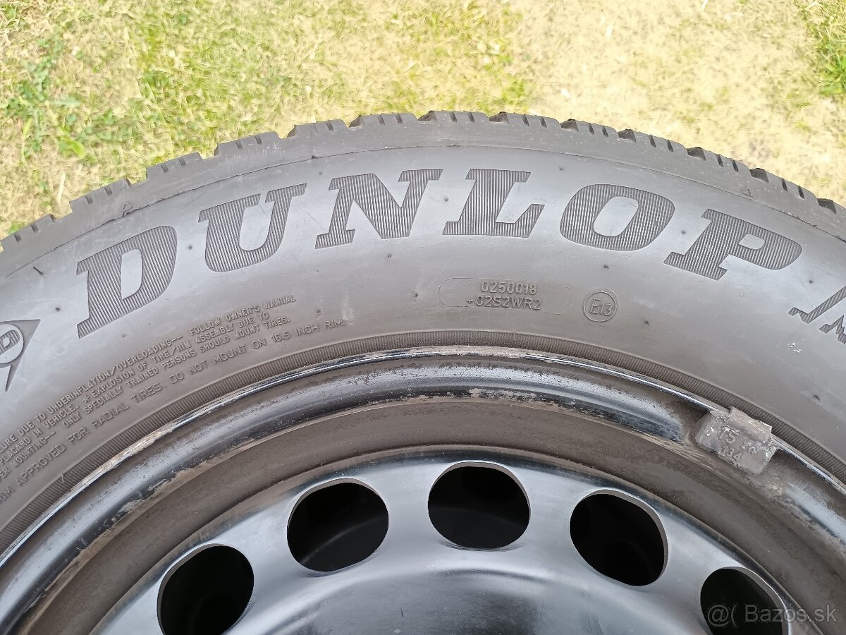 Sada kolies Škoda Superb 3, plechové disky + pneu 215/60 R16 - 2