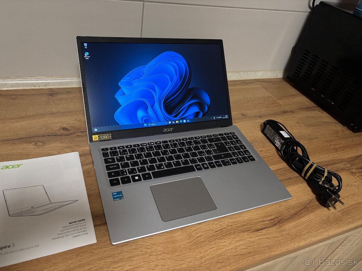 /15.6"/Acer/Notebook/4GB RAM DDR5/128GB NVMe SSD/Intel HD2G - 2